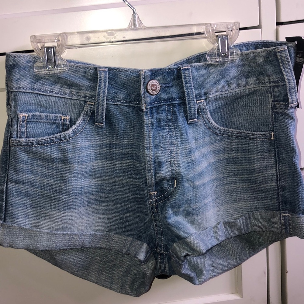 Denim Hollister Botton Up Shorts